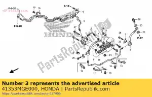 honda 41353MGE000 resta b, coperchio ingranaggio finale - Il fondo