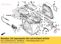 82122MGSD30, Honda, support, charnière honda  nc 700 750 2012 2013 2017 2018 2019 2020, Nouveau