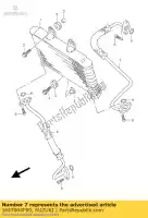 1647004F00, Suzuki, slang, oliekoeler suzuki xf freewind u  xf650 650 , Nieuw