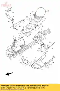 yamaha 37PF171L00P5 talpa, copertura laterale 1 rm5 - Il fondo