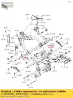 110650988, Kawasaki, 01 casquillo, 35,1 mm kawasaki  900 2018 2019 2020 2021, Nuevo