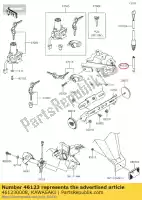 461230008, Kawasaki, mola-comp, freio traseiro s klx25 kawasaki  klx 250 2009 2010 2011 2012 2013 2014 2015 2016 2017 2018 2019 2020 2021, Novo