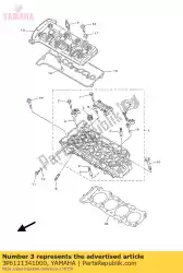 Tutaj możesz zamówić prowadnica, zawór 2 od Yamaha , z numerem części 3P6111341000: