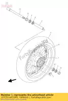 1D72516810P0, Yamaha, roue coulée, avant yamaha xv 1900 2006 2007 2008 2009, Nouveau