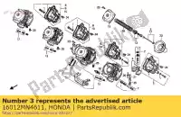 16012MN4611, Honda, juego de agujas, chorro honda cbr  f cbr600f 600 , Nuevo