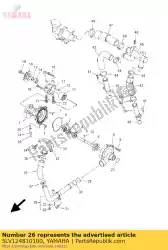 Aquí puede pedir tubo 1 de Yamaha , con el número de pieza 5LV124810100: