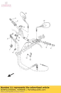 yamaha B34F63350000 embrayage à câble - La partie au fond