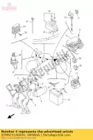 5DM823140000, Yamaha, coperchio, bobina di accensione yamaha fzs fzssp fazer fzss 600, Nuovo