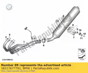 bmw 18217677792 manga amplia - Lado inferior