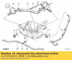 Here you can order the vacuum hose black - 3,5x1,8 from BMW, with part number 11727545323: