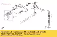 91301MB0000, Honda, joint, capuchon de raccordement honda r nc21-100 (g) japan riii nc24-102 (j) japan rvf vf vfr vtr 250 400 750 1986 1987 1988 1989 1990 1991 1992 1993 1994 1995 1996 1997 1999 2009, Nouveau