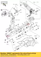 390070395, Kawasaki, Arm-susp zx1000rgf kawasaki  zx 1000 2016 2017 2018 2019 2020, New