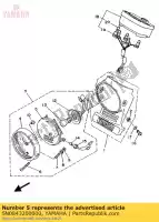 5N0843200000, Yamaha, gruppo lenti yamaha sr 125, Nuovo