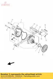 yamaha 3LD124390000 o-ring - Bottom side