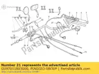 GU97011803000, Piaggio Group, Cable de embrague inox moto-guzzi california ev v california jackal california special 1100 1997 1999, Nuevo