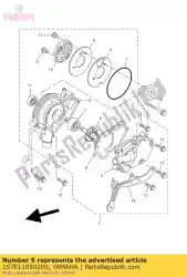 Here you can order the cover, cylinder head side 1 from Yamaha, with part number 1S7E11850200: