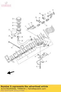 yamaha 3LD2582A0000 connecter - La partie au fond