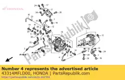 Here you can order the pipe comp. C, rr. Brake from Honda, with part number 43314MFLD00: