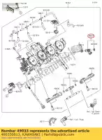 490330013, Kawasaki, nozzle injection zx600p7f Kawasaki ZX-6R Z Ninja R 600 750 250 P M L K EX250 ZR750, New