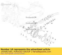 Qui puoi ordinare schlauch saltato in aria da Piaggio Group , con numero parte 1A0082585: