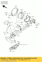 110541201, Kawasaki, support, lampe frontale kawasaki vn custom c classic b vulcan lt d vn900 900 , Nouveau