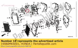 Tutaj możesz zamówić zespó? Silnika wentylatora r od Honda , z numerem części 19080MKSE01: