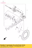 5VLF580U1100, Yamaha, caliper assy (right) yamaha ybr 125 2005 2006, New
