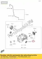 16146Y002, Kawasaki, 01 cover-assy kawasaki  700 2019 2020 2021, New