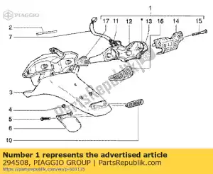 Piaggio Group 294508 lamp - Overzicht