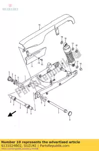 suzuki 6131024B02 caso, corrente - Lado inferior