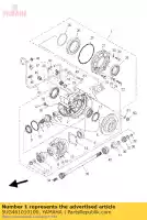 5UG461010100, Yamaha, rear axle gear case assy yamaha yxr 450 660 2004 2005 2006 2007, New