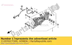 Qui puoi ordinare cespuglio, rr. Cuscino sotto gomma da Honda , con numero parte 11203GC7300: