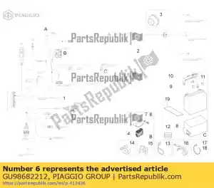 Piaggio Group GU98682212 vite a testa esagonale m5x12 - Il fondo