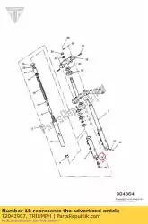 Ici, vous pouvez commander le rondelle d'étanchéité auprès de Triumph , avec le numéro de pièce T2042907: