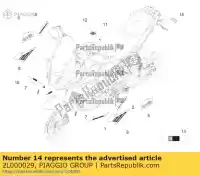 2L000029, Piaggio Group, Placa de datos 