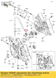 Tutaj możesz zamówić ? O? Ysko kulkowe, 6804 ksf250-a2 od Kawasaki , z numerem części 920451171: