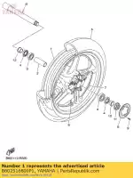 B602516800P1, Yamaha, Odlewane ko?o, przód yamaha  mt 600 1000 2016 2017 2018, Nowy