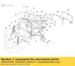 Qui puoi ordinare gep? Kfach da Piaggio Group , con numero parte 1B003348: