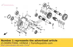 Aqui você pode pedir o comp. De cobertura, transmissão em Honda , com o número da peça 21300MCT000: