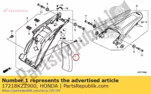 honda 17218KZZ900 mudguard - Bottom side