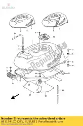 Aquí puede pedir cinta, tanque de combustible de Suzuki , con el número de pieza 6811541C0128V: