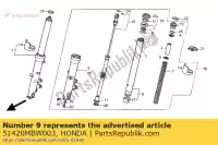 51420MBW003, Honda, case comp, r botto honda cbr  f cbr600f 600 , Nowy