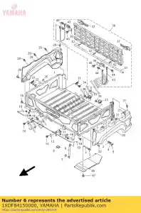 yamaha 1XDF84150000 damper 1 - Bottom side