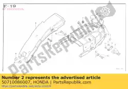 Aquí puede pedir titular conjunto, casco (honda lock) de Honda , con el número de pieza 50710086007: