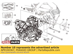 Aprilia AP9100367, Kettinggeleider, OEM: Aprilia AP9100367