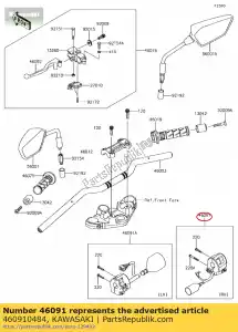 Kawasaki 460910484 alloggiamento-assy-controllo, rh - Il fondo