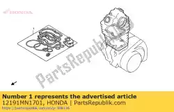 Here you can order the gasket,cylinder from Honda, with part number 12191MN1701: