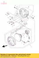 3D9H43591000, Yamaha, cabo, farol yamaha yb ybr 125 2007 2008 2009, Novo