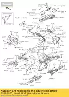 670B5075, Kawasaki, o-ring, 75 mm kawasaki z eversion d  b c a sugomi edition special e version abs zr800 f z800 bds dds ads cds bef def z800e 800 , Nowy