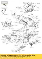 Here you can order the o ring,75mm from Kawasaki, with part number 670B5075: